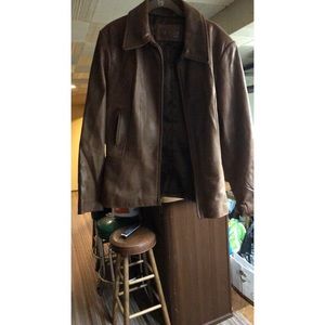 Guess Leather Soft Leather Jacket
